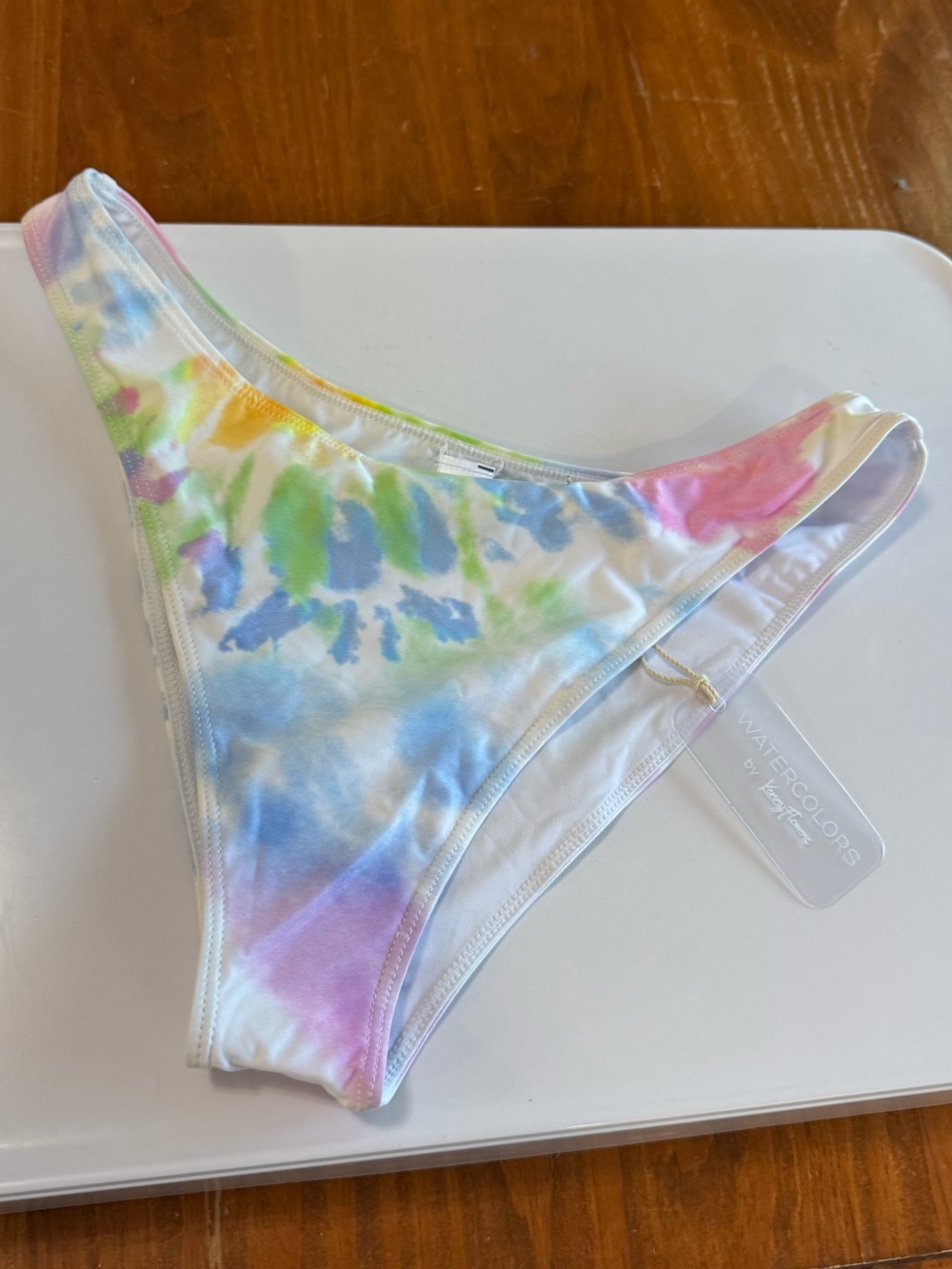 New With Tags Large Watercolors Bikini Bottom